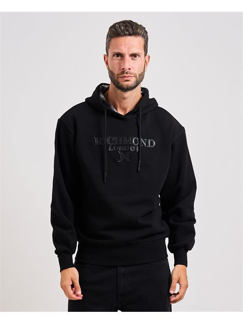 Felpa uomo Richmond X con cappuccio RICHMOND X | UMA25066FEBLACK